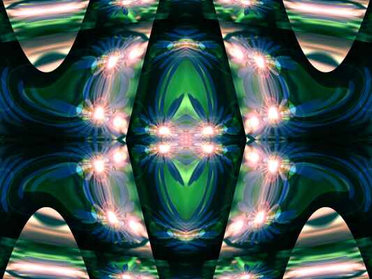 Blue Flower Yantra 2